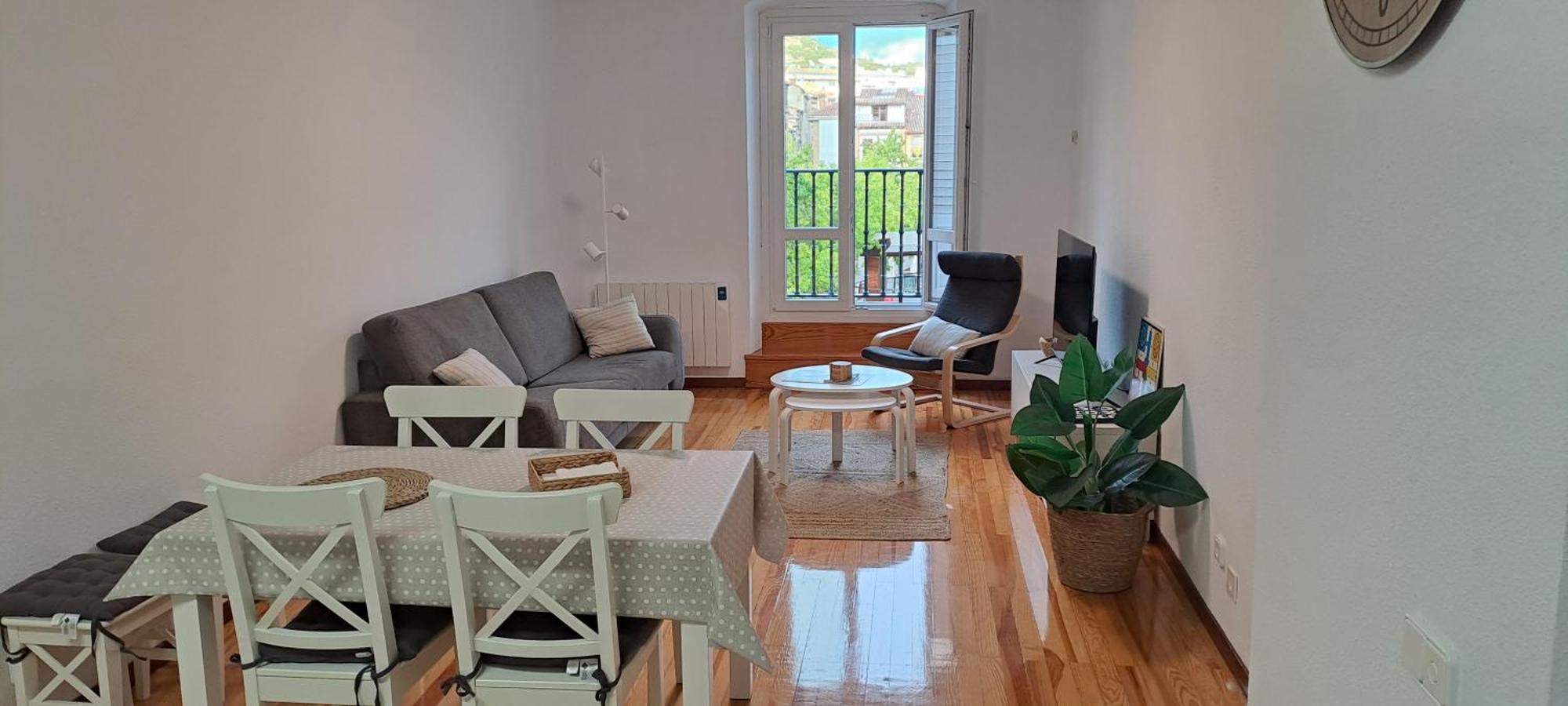 Erdizka, Centrico Apartamento Turistico Con La Mejor Vista Plaza De Los Fueros 艾丝黛拉 外观 照片